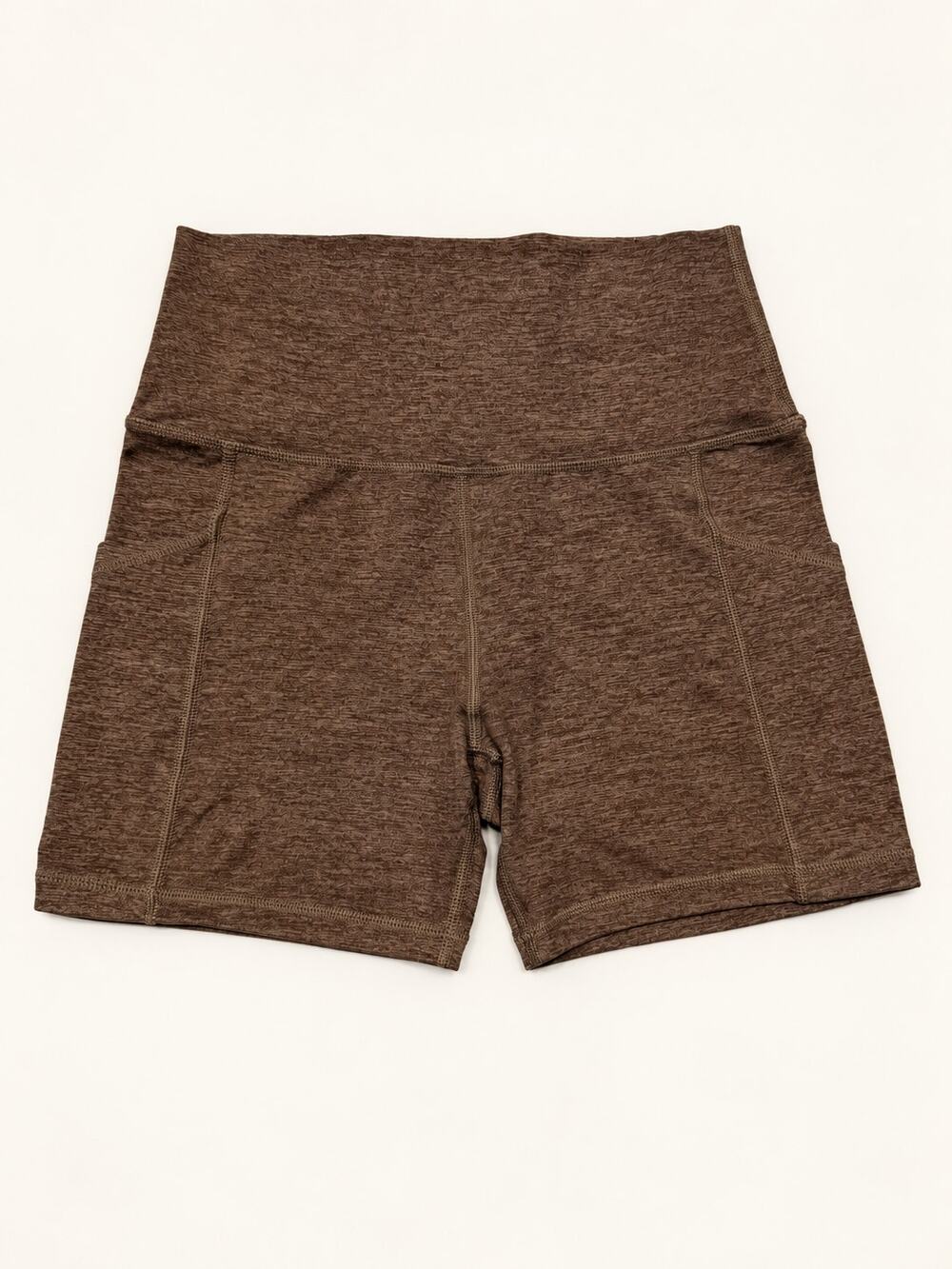 OFFLINE by Aerie Brown Heather Bike Shorts — Size M